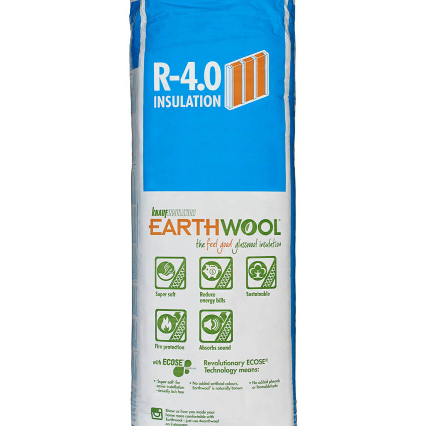 R1.3 55mm Knauf Earthwool Roof Blanket Insulation Insulation Pro